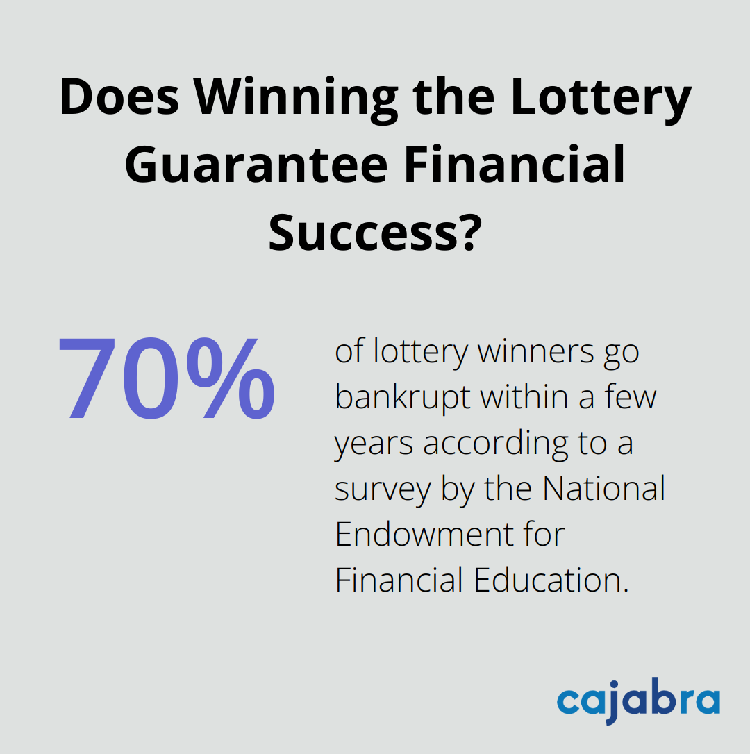 Infographic: Does Winning the Lottery Guarantee Financial Success? - mental accounting in marketing