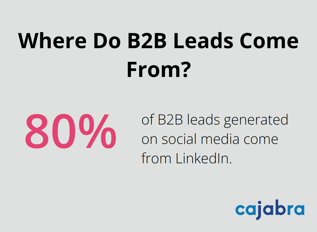 Infographic: Where Do B2B Leads Come From? - content marketing lead gen