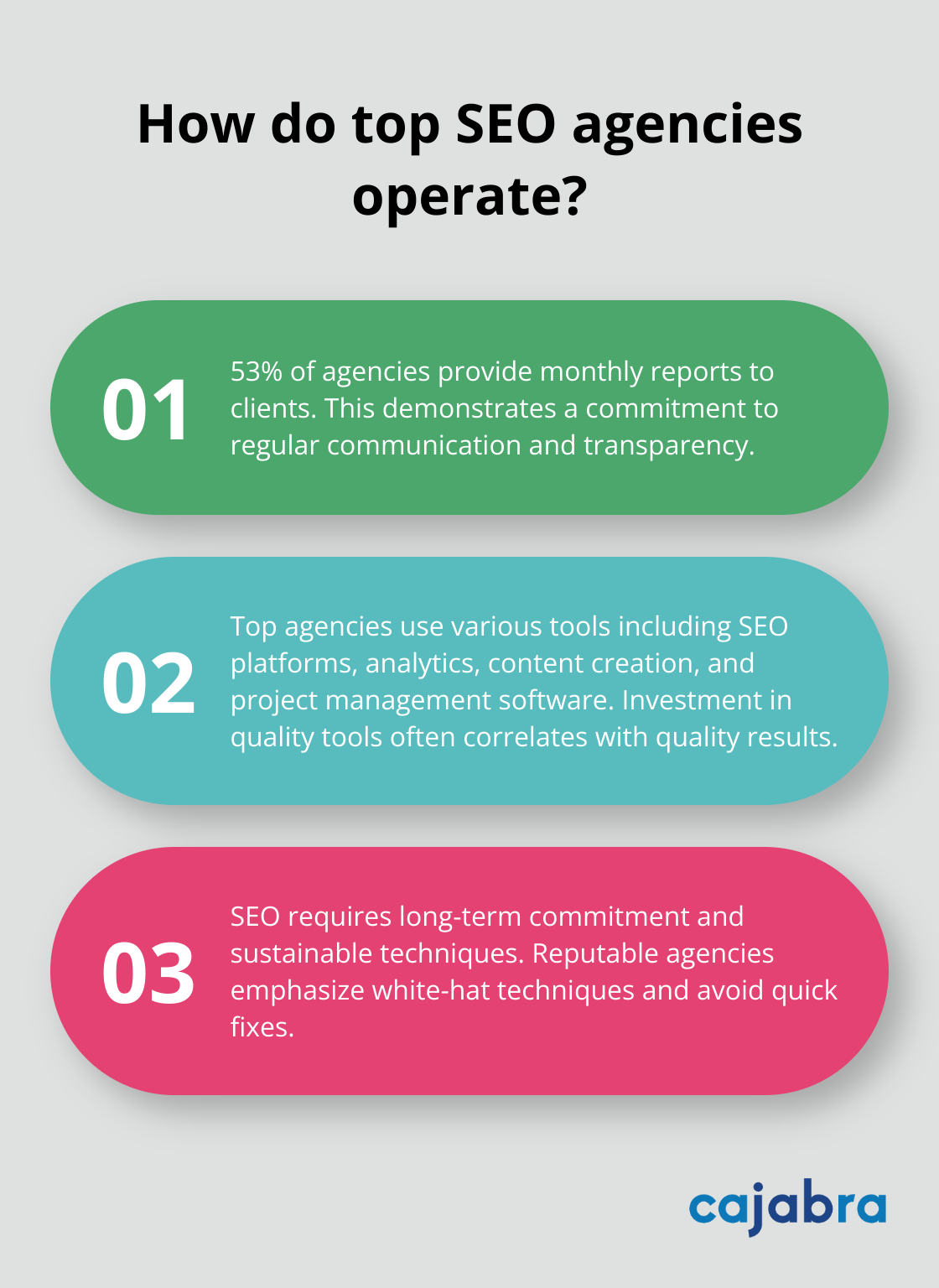 Infographic: How do top SEO agencies operate?