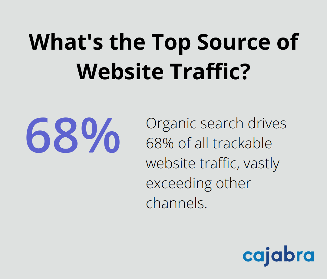 Infographic: What's the Top Source of Website Traffic? - content strategy and seo